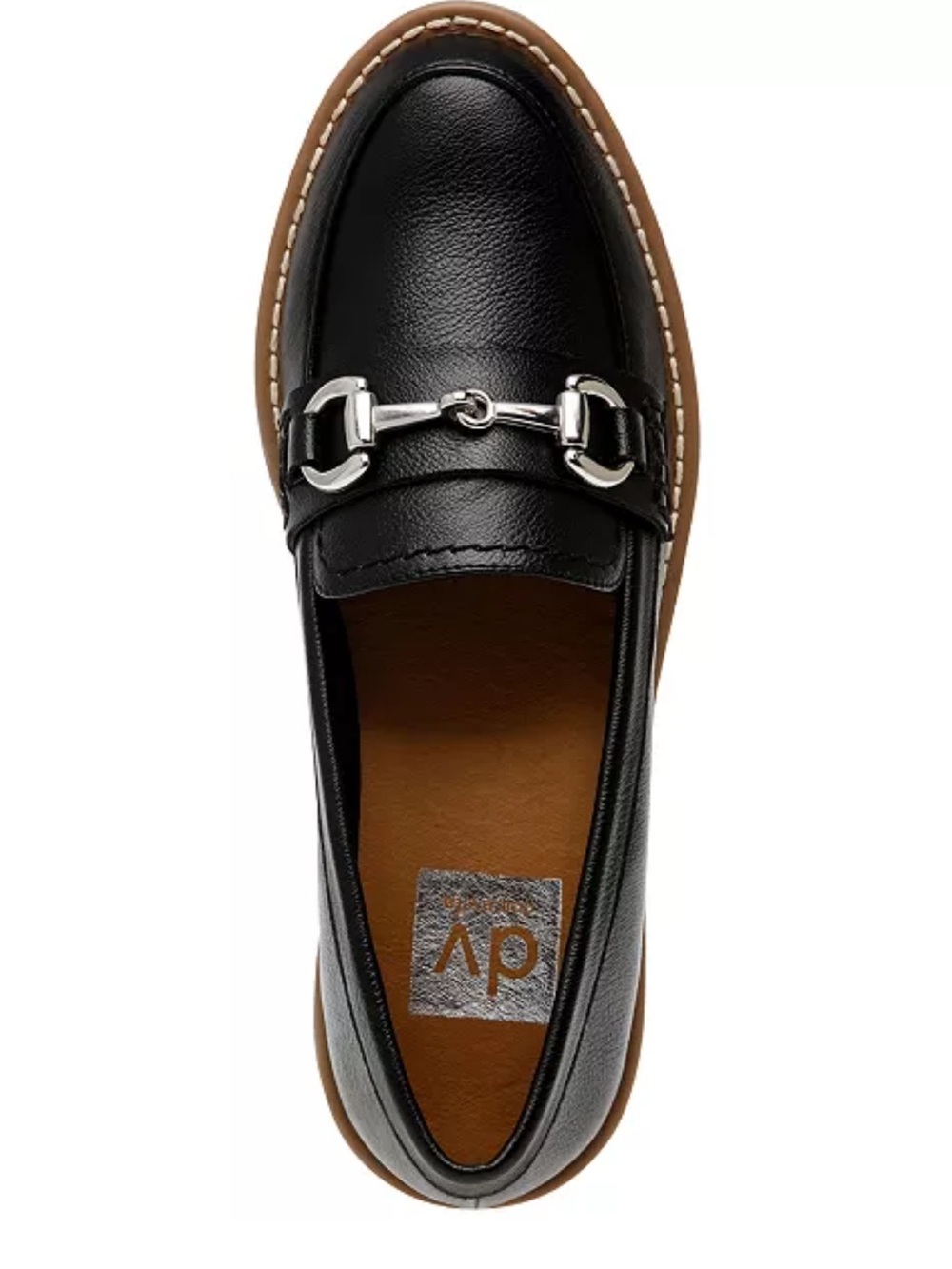 DV Dolce Vita Preppy Chain Lug Sole Loafers Size 8M